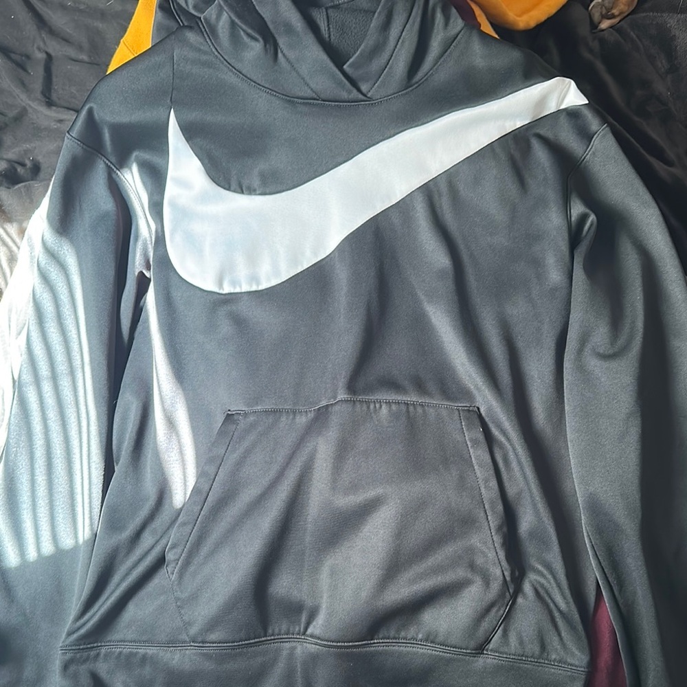 Nike Charcoal and White Pullover